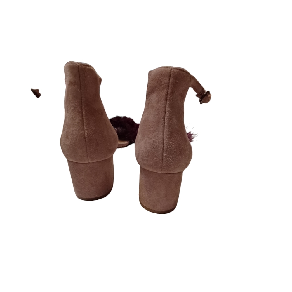 Steve madden leather and feather Imelda sandals size 5 - Picture 4 of 9